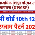 UPMSP Up Board Exam Pattern 2025